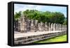 ¡Viva Mexico! Collection - One Thousand Mayan Columns - Chichen Itza-Philippe Hugonnard-Framed Stretched Canvas