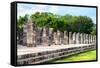 ¡Viva Mexico! Collection - One Thousand Mayan Columns - Chichen Itza-Philippe Hugonnard-Framed Stretched Canvas