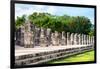 ¡Viva Mexico! Collection - One Thousand Mayan Columns - Chichen Itza-Philippe Hugonnard-Framed Photographic Print