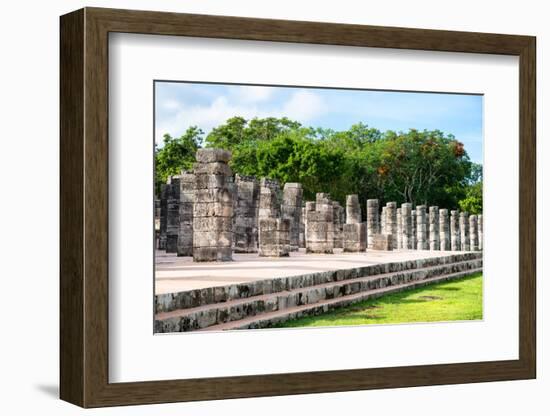 ¡Viva Mexico! Collection - One Thousand Mayan Columns - Chichen Itza-Philippe Hugonnard-Framed Photographic Print