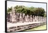 ¡Viva Mexico! Collection - One Thousand Mayan Columns II - Chichen Itza-Philippe Hugonnard-Framed Stretched Canvas