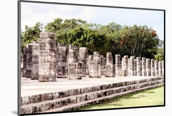 ¡Viva Mexico! Collection - One Thousand Mayan Columns II - Chichen Itza-Philippe Hugonnard-Mounted Photographic Print