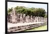 ¡Viva Mexico! Collection - One Thousand Mayan Columns II - Chichen Itza-Philippe Hugonnard-Framed Photographic Print