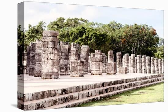 ¡Viva Mexico! Collection - One Thousand Mayan Columns II - Chichen Itza-Philippe Hugonnard-Stretched Canvas