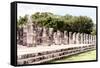 ¡Viva Mexico! Collection - One Thousand Mayan Columns II - Chichen Itza-Philippe Hugonnard-Framed Stretched Canvas