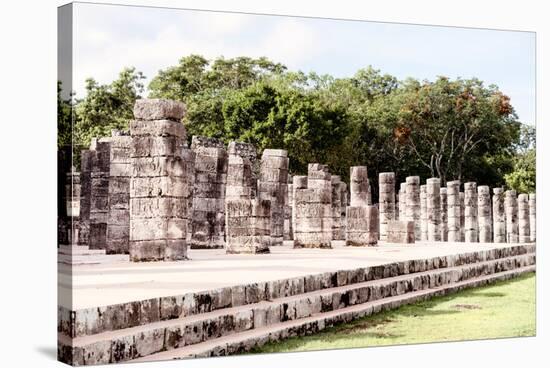 ¡Viva Mexico! Collection - One Thousand Mayan Columns II - Chichen Itza-Philippe Hugonnard-Stretched Canvas