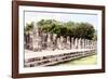 ¡Viva Mexico! Collection - One Thousand Mayan Columns II - Chichen Itza-Philippe Hugonnard-Framed Photographic Print