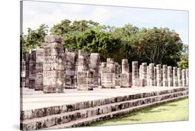 ¡Viva Mexico! Collection - One Thousand Mayan Columns II - Chichen Itza-Philippe Hugonnard-Stretched Canvas