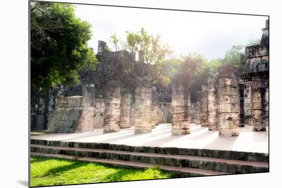 ¡Viva Mexico! Collection - One Thousand Mayan Columns III - Chichen Itza-Philippe Hugonnard-Mounted Photographic Print