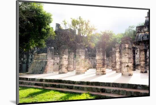 ¡Viva Mexico! Collection - One Thousand Mayan Columns III - Chichen Itza-Philippe Hugonnard-Mounted Photographic Print