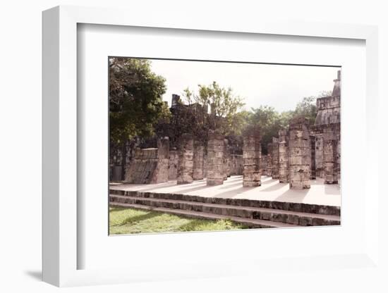 ¡Viva Mexico! Collection - One Thousand Mayan Columns IV - Chichen Itza-Philippe Hugonnard-Framed Photographic Print