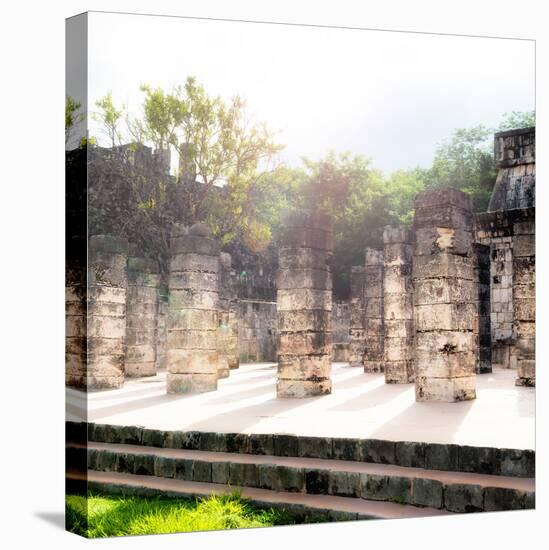 ¡Viva Mexico! Collection - One Thousand Mayan Columns V - Chichen Itza-Philippe Hugonnard-Stretched Canvas