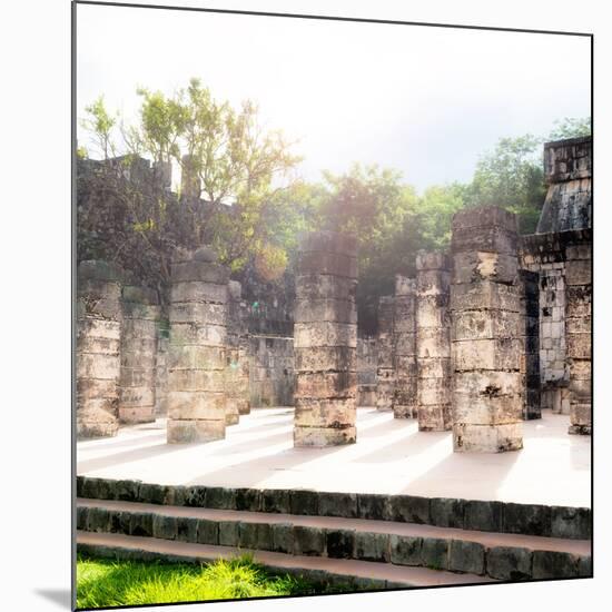 ¡Viva Mexico! Collection - One Thousand Mayan Columns V - Chichen Itza-Philippe Hugonnard-Mounted Photographic Print