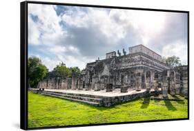 ¡Viva Mexico! Collection - One Thousand Mayan Columns VI - Chichen Itza-Philippe Hugonnard-Framed Stretched Canvas