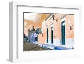 ¡Viva Mexico! Collection - Orange Campeche-Philippe Hugonnard-Framed Photographic Print