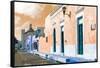 ¡Viva Mexico! Collection - Orange Campeche-Philippe Hugonnard-Framed Stretched Canvas