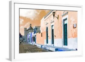 ¡Viva Mexico! Collection - Orange Campeche-Philippe Hugonnard-Framed Photographic Print