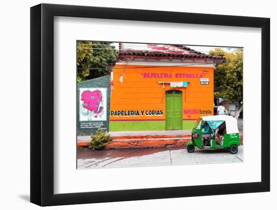 ¡Viva Mexico! Collection - Orange & Lime "Estrella"-Philippe Hugonnard-Framed Photographic Print