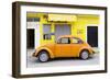 ¡Viva Mexico! Collection - Orange Volkswagen Beetle Car II-Philippe Hugonnard-Framed Photographic Print