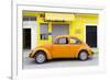 ¡Viva Mexico! Collection - Orange Volkswagen Beetle Car II-Philippe Hugonnard-Framed Photographic Print