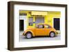 ¡Viva Mexico! Collection - Orange Volkswagen Beetle Car II-Philippe Hugonnard-Framed Photographic Print