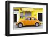 ¡Viva Mexico! Collection - Orange Volkswagen Beetle Car II-Philippe Hugonnard-Framed Photographic Print