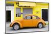 ¡Viva Mexico! Collection - Orange Volkswagen Beetle Car II-Philippe Hugonnard-Mounted Photographic Print