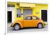 ¡Viva Mexico! Collection - Orange Volkswagen Beetle Car II-Philippe Hugonnard-Framed Photographic Print