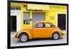 ¡Viva Mexico! Collection - Orange Volkswagen Beetle Car II-Philippe Hugonnard-Framed Photographic Print