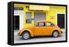 ¡Viva Mexico! Collection - Orange Volkswagen Beetle Car II-Philippe Hugonnard-Framed Stretched Canvas