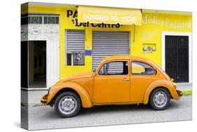 ¡Viva Mexico! Collection - Orange Volkswagen Beetle Car II-Philippe Hugonnard-Stretched Canvas