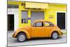 ¡Viva Mexico! Collection - Orange Volkswagen Beetle Car II-Philippe Hugonnard-Mounted Photographic Print