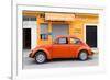 ¡Viva Mexico! Collection - Orange Volkswagen Beetle Car-Philippe Hugonnard-Framed Photographic Print