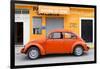 ¡Viva Mexico! Collection - Orange Volkswagen Beetle Car-Philippe Hugonnard-Framed Photographic Print