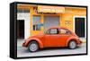 ¡Viva Mexico! Collection - Orange Volkswagen Beetle Car-Philippe Hugonnard-Framed Stretched Canvas