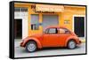 ¡Viva Mexico! Collection - Orange Volkswagen Beetle Car-Philippe Hugonnard-Framed Stretched Canvas