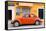 ¡Viva Mexico! Collection - Orange Volkswagen Beetle Car-Philippe Hugonnard-Framed Stretched Canvas