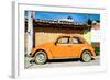 ¡Viva Mexico! Collection - Orange Volkswagen Beetle-Philippe Hugonnard-Framed Photographic Print