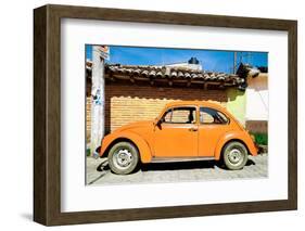 ¡Viva Mexico! Collection - Orange Volkswagen Beetle-Philippe Hugonnard-Framed Photographic Print