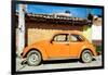 ¡Viva Mexico! Collection - Orange Volkswagen Beetle-Philippe Hugonnard-Framed Photographic Print