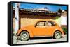 ¡Viva Mexico! Collection - Orange Volkswagen Beetle-Philippe Hugonnard-Framed Stretched Canvas