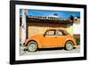 ¡Viva Mexico! Collection - Orange Volkswagen Beetle-Philippe Hugonnard-Framed Photographic Print