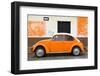 ¡Viva Mexico! Collection - Orange VW Beetle Car and American Graffiti-Philippe Hugonnard-Framed Photographic Print