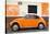 ¡Viva Mexico! Collection - Orange VW Beetle Car and American Graffiti-Philippe Hugonnard-Stretched Canvas