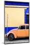 ¡Viva Mexico! Collection - Orange VW Beetle Car and Colorful Wall-Philippe Hugonnard-Mounted Photographic Print