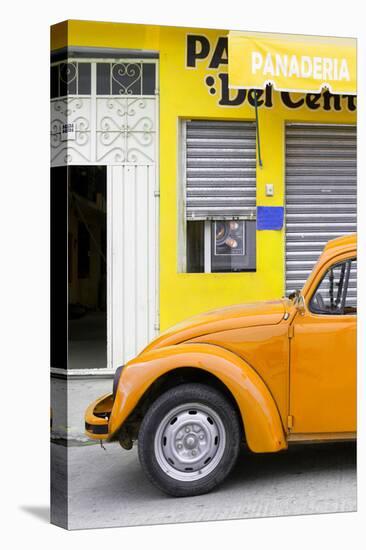 ¡Viva Mexico! Collection - Orange VW Beetle Car II-Philippe Hugonnard-Stretched Canvas