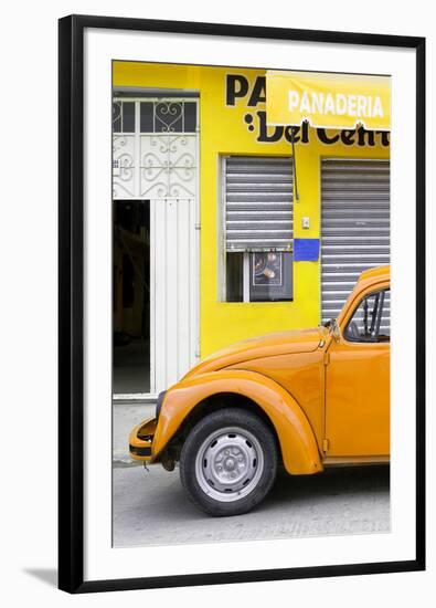 ¡Viva Mexico! Collection - Orange VW Beetle Car II-Philippe Hugonnard-Framed Photographic Print