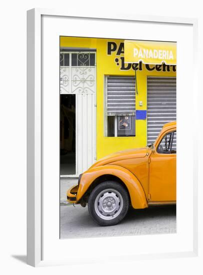 ¡Viva Mexico! Collection - Orange VW Beetle Car II-Philippe Hugonnard-Framed Photographic Print