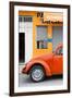 ¡Viva Mexico! Collection - Orange VW Beetle Car-Philippe Hugonnard-Framed Photographic Print