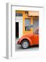 ¡Viva Mexico! Collection - Orange VW Beetle Car-Philippe Hugonnard-Framed Photographic Print
